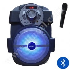 Преносим плеър RoTech, RT-50776, с микрофон, 15W, FM, USB, microSD, BТ, Black